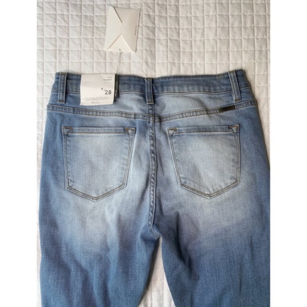 NWT Kancan Distressed Mid Rise Ankle Skinny Jeans - Picture 6 of 7